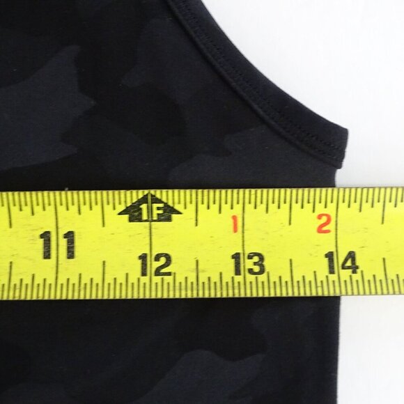 Lululemon Longline Sports Bra Women Size S Black Gray Camo Unlined NO Padding - Picture 4 of 5